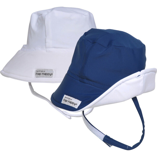 Fun in the Sun hat 2 Pack, Nautical & White - Hats - 1
