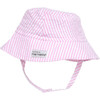 Bucket Hat 2 Pack, Pink Stripe Seersucker & White - Hats - 2