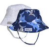 Bucket Hat 2 Pack, Happy Shark & White - Hats - 1 - thumbnail