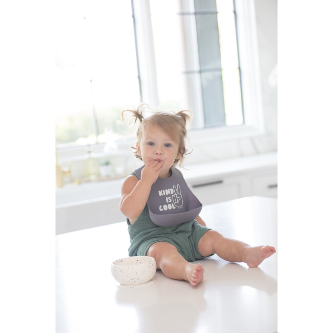 Kind is Cool Wonder Bib, Purple - Other Accessories - 2