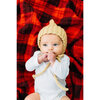 Cotton Muslin Swaddle Blanket , Red Plaid - Swaddles - 2 - thumbnail