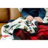 Cotton Muslin Big Kid Throw Quilt, Holiday Haul - Quilts - 2 - thumbnail