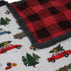 Cotton Muslin Big Kid Throw Quilt, Holiday Haul - Quilts - 7 - thumbnail