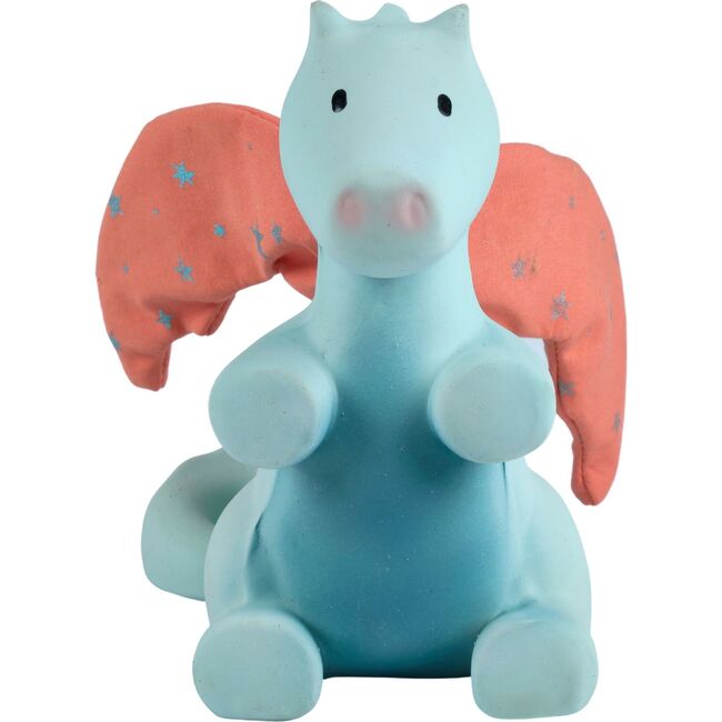 Sunrise Dragon Natural Rubber Rattle with Crinkle Wings