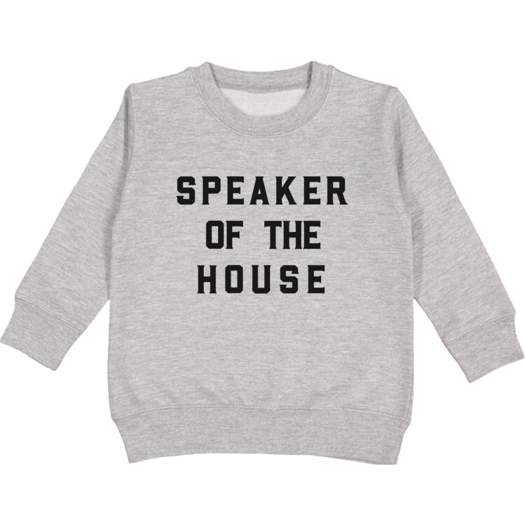 Speaker of the House Pullover, Light Grey - Sweatshirts - 1