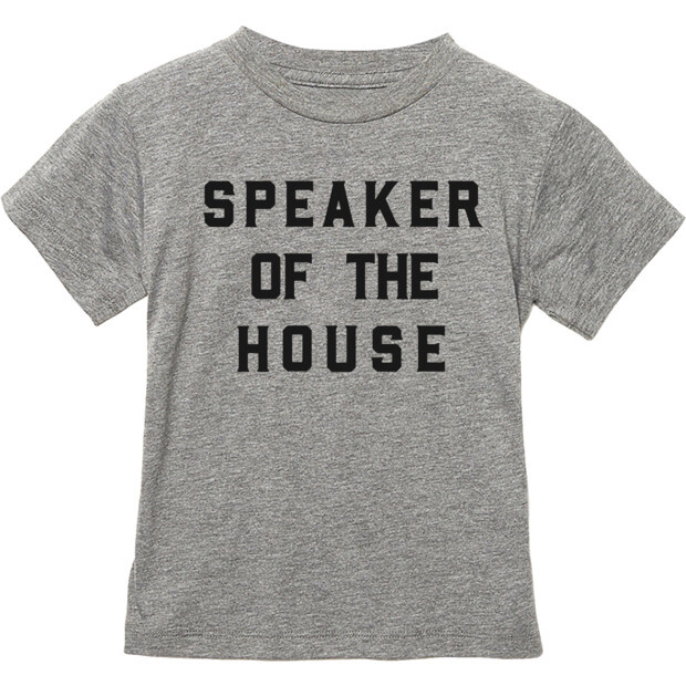 Speaker of the House T-shirt, Light Grey - T-Shirts - 1