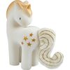 Shining Stars Unicorn Natural Rubber Rattle with Crinkle Tail - Rattles - 4