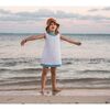 Seaside Shift Dress, White - Dresses - 2