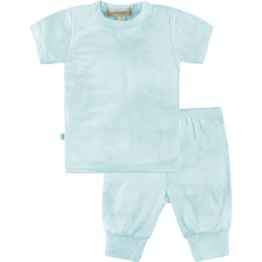 Baby Tie Dye Loungewear Set, Aqua