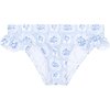Girls Mosaic Blue Floral Bikini Bottom - Two Pieces - 1 - thumbnail