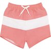 Boys Coral Colorblock Boardie - Swim Trunks - 1 - thumbnail