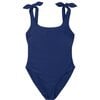 Women's Navy Tie Knot One Piece - One Pieces - 1 - thumbnail