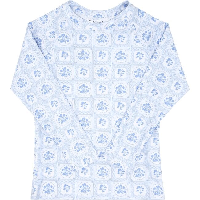 Unisex Mosaic Floral Rashguard