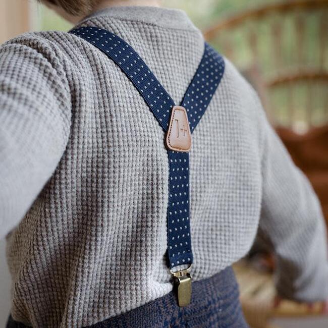 Koldo Suspenders, Navy Blue - Belts & Suspenders - 2