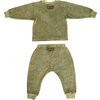 The Terry Baby Set, Sage - Pajamas - 2