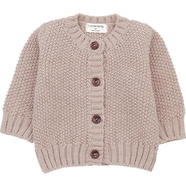Furka Textured Knit Sweater, Pink - Sweaters - 1
