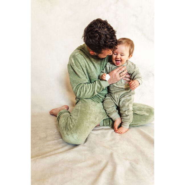 The Terry Baby Set, Sage - Pajamas - 3
