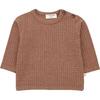 Bulnes T-shirt With Check Print, Brown - Tees - 1 - thumbnail