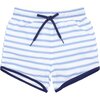 Boys Boca Blue Stripe Boardie - Swim Trunks - 1 - thumbnail