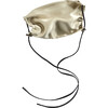 Womens  Silk Face Mask, Bone - Face Masks - 1 - thumbnail