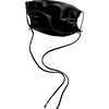Womens  Silk Face Mask, Black - Face Masks - 1 - thumbnail