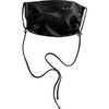 Womens  Silk Face Mask, Black - Face Masks - 2