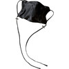 Womens  Silk Face Mask, Black - Face Masks - 3