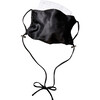 Womens  Silk Face Mask, Black - Face Masks - 4
