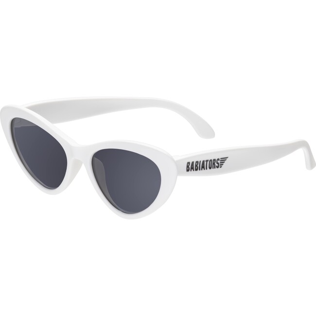 Cat-Eye Sunglasses, Wicked White