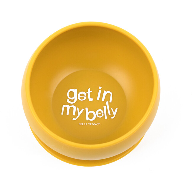 Get in my belly Suction Bowl, Yellow