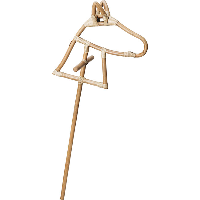 Rattan Stick Horse, Natural - Ride-On - 6