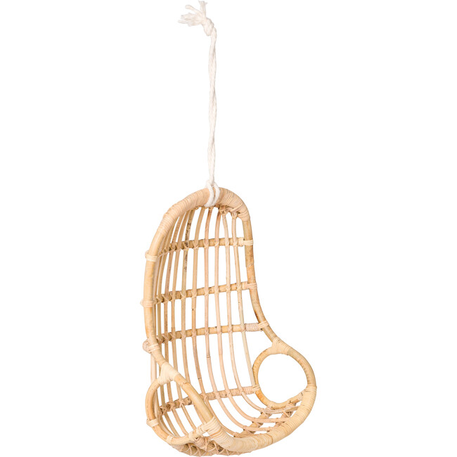 Hanging Egg Doll Chair, Natural