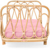 Rattan Doll Day Bed, Natural/Pink - Dollhouses - 2