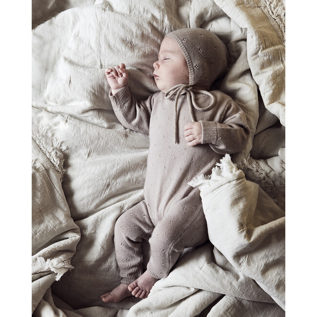 Pointelle Romper, Alabaster - Mixed Apparel Set - 3