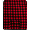 Packable Sherpa Throw, Buffalo Plaid - Blankets - 2