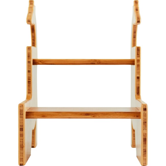 Kids Bamboo Stepstool, Giraffe - Kids Seating - 3