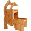 Kids Bamboo Stepstool, Giraffe - Kids Seating - 4 - thumbnail