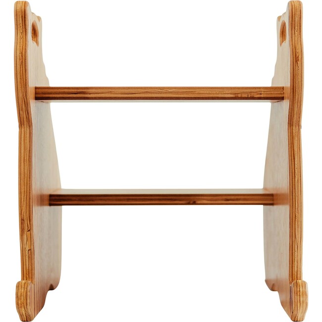 Kids Hickory Stepstool, Bear - Kids Seating - 4
