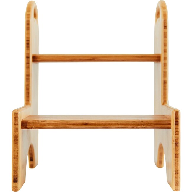 Kids Bamboo Stepstool, Natural - Kids Seating - 4