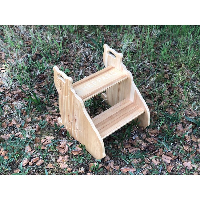 Kids Hickory Stepstool, Bear - Kids Seating - 7
