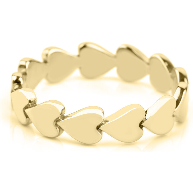 Gold Perfectly Imperfect Heart Ring - Rings - 1