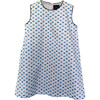 Origami Sailboats Shift Dress, Blue & Green - Dresses - 1 - thumbnail