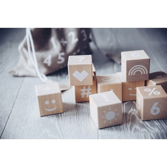 Math Blocks, White - Blocks - 2