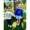 *Exclusive* All For One Raglan Sweater, Cobalt Blue - Sweaters - 2