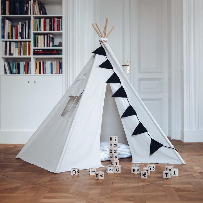 Play Tent, Grey - Play Tents - 5