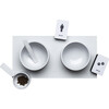 Mogo Feeding Kit, Light Grey - Pet Bowls & Feeders - 1 - thumbnail