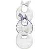 Newborn Bib Gift Set, French Grey & Harbour Island Stripe - Bibs - 1 - thumbnail