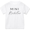 Mini Rockstar T-shirt, White - Tees - 1 - thumbnail