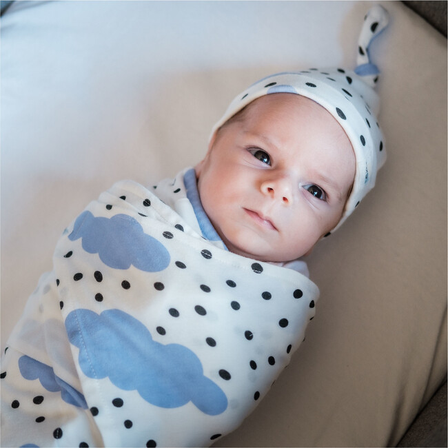 Snugababe Bundle, Blue Clouds - Swaddles - 2