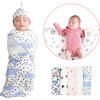 Snugababe Bundle, Blue Clouds - Swaddles - 3
